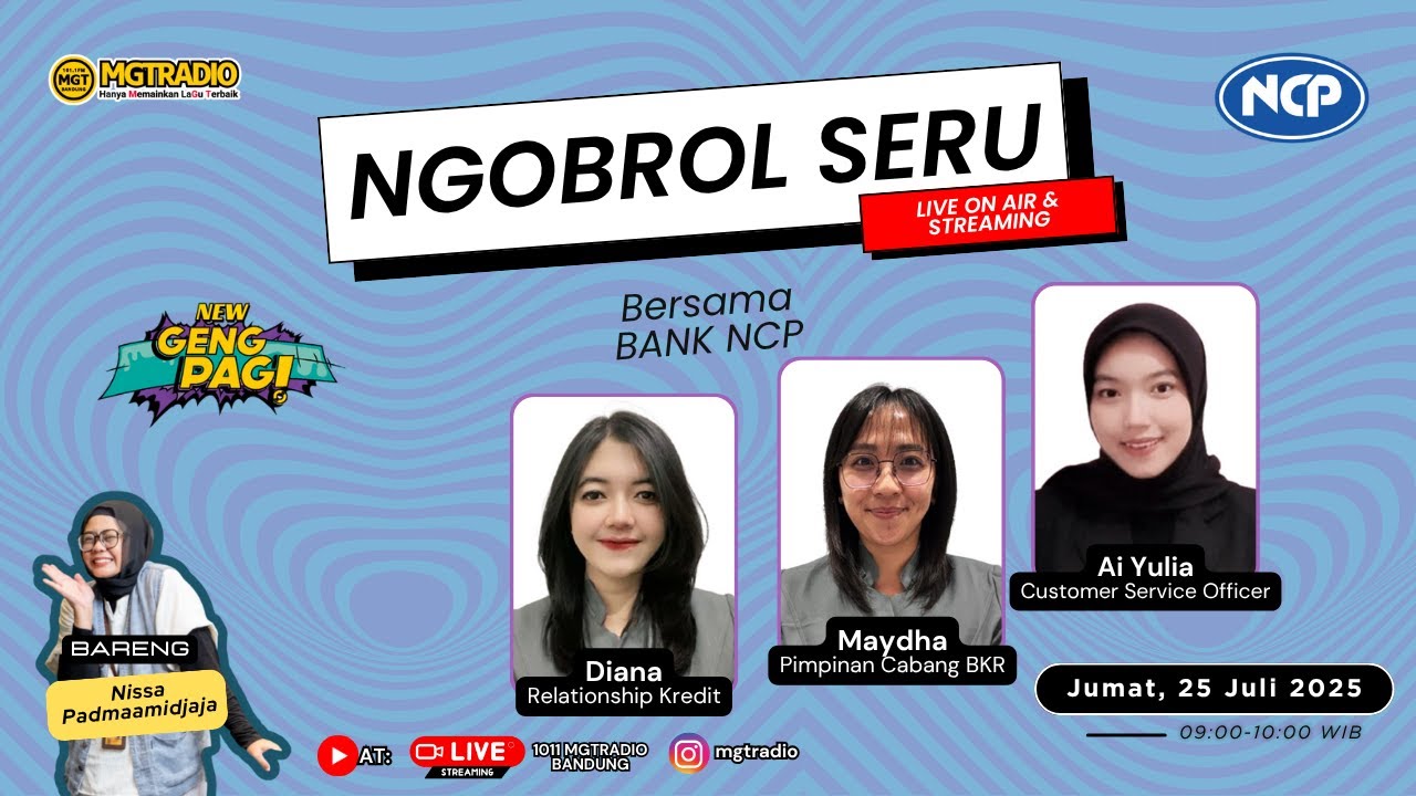 ADA PROMO SOAL KEUANGAN DARI BANK NCP #NGOBROLSERU #NEWGENGPAGI