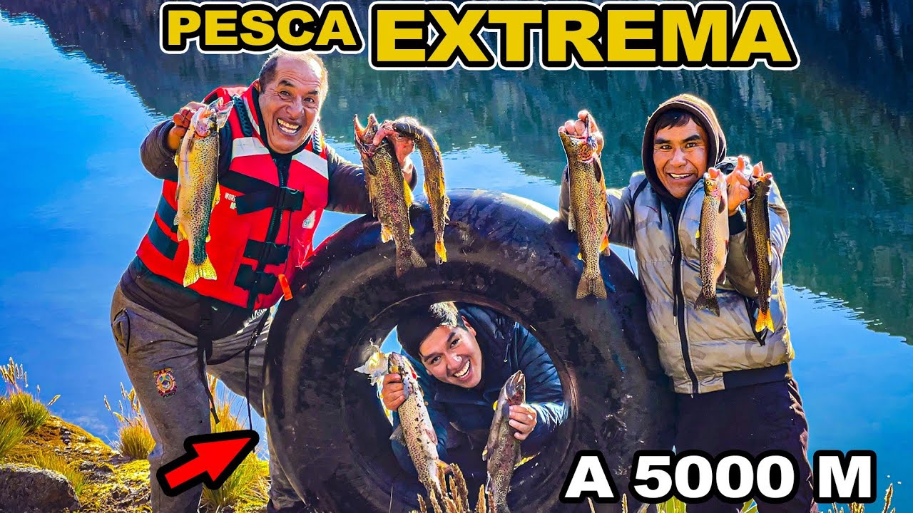 Así se PESCA a casi 5000 METROS - En el Lugar MÁS EXTREMO del Perú | Jordy Aventurero