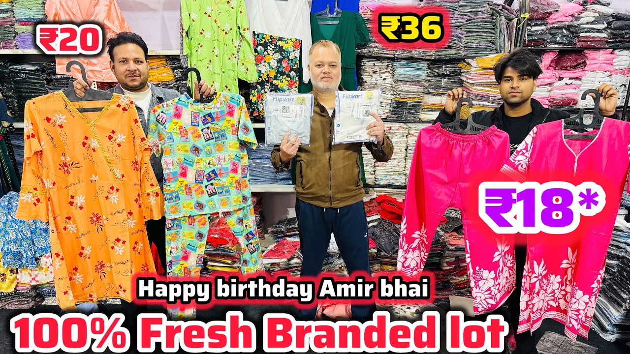 100% Fresh Branded original Clothes |Amir bhai lot wale |Export surplus warehouse Delhi Gandhi nagar