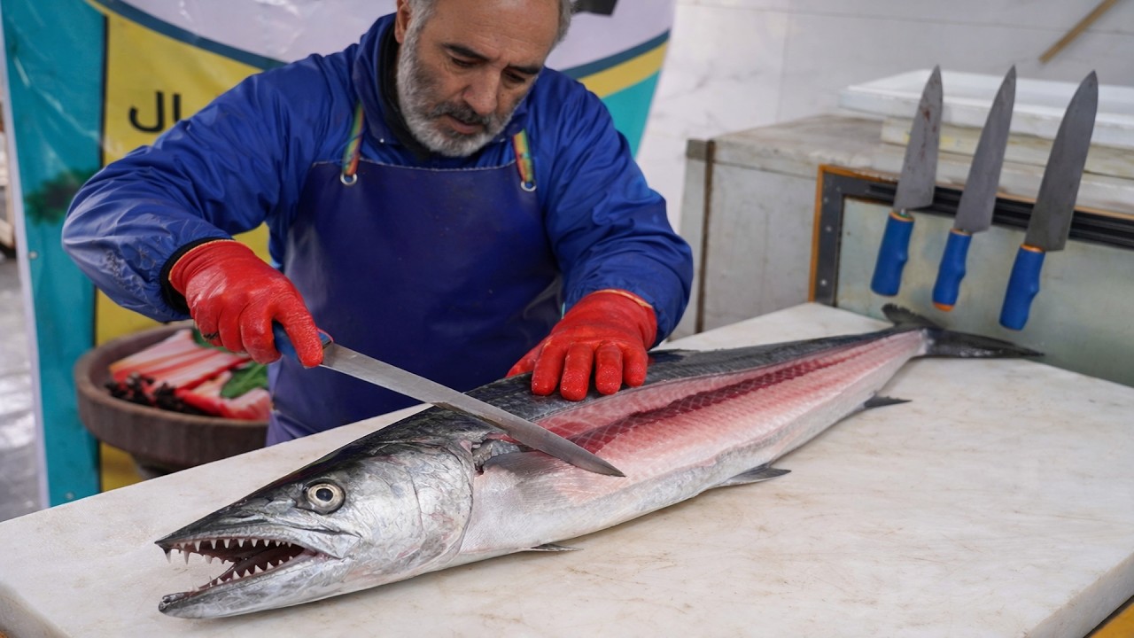 Perfect Fish Fillet – Amazing Knife Skills on a Huge Fish