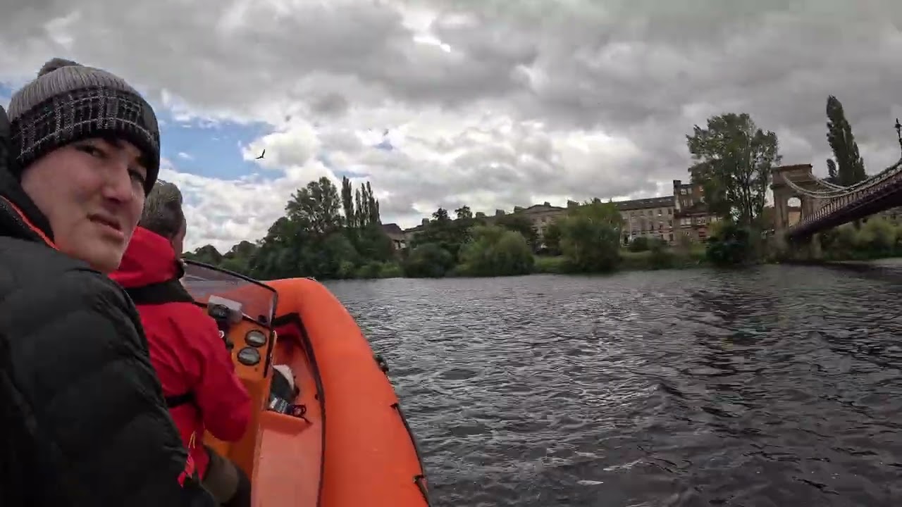 Clyde Bridges by Speedboat