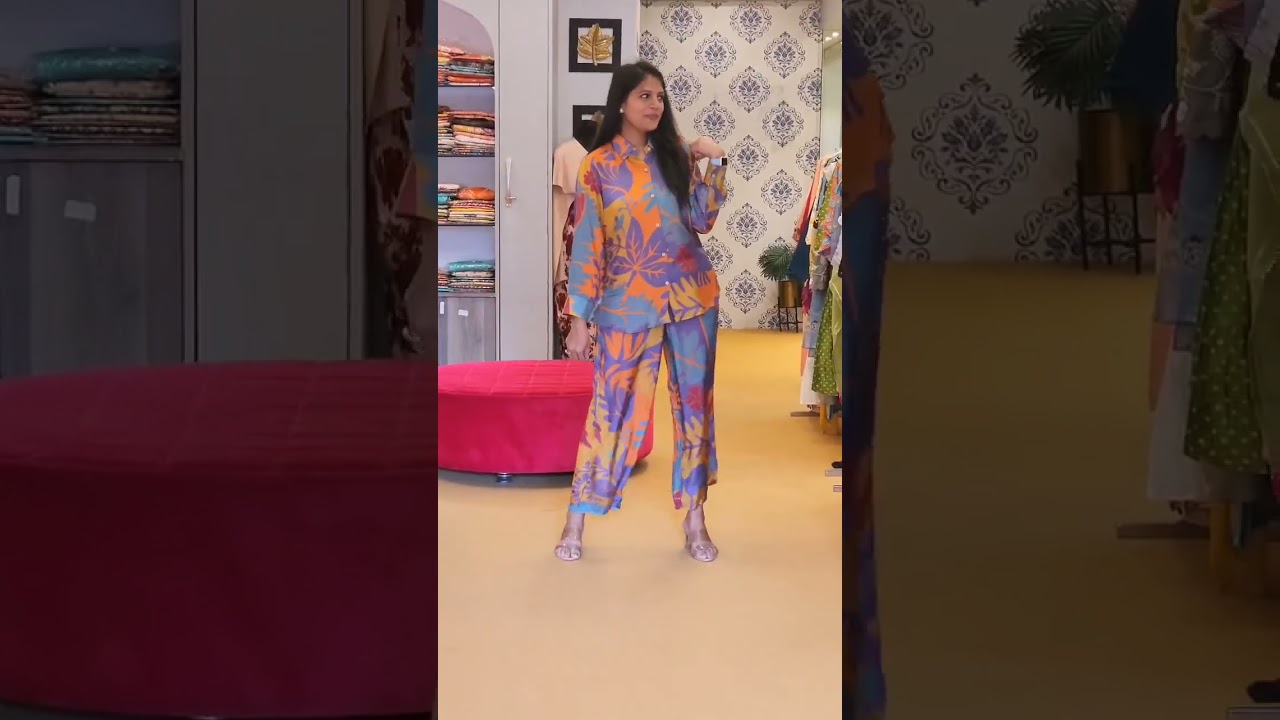 Pure Muslin Printed Co-Ord Set R995