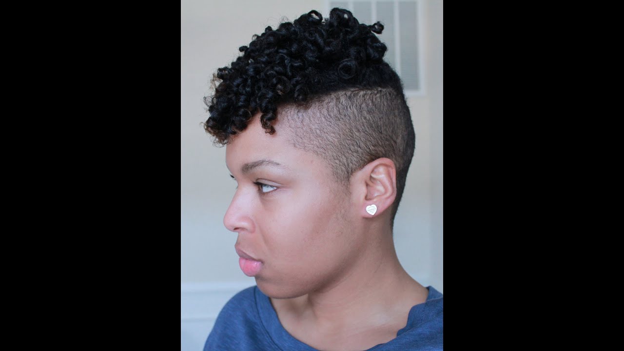 Natural Hairstyle | Super Curly FlexiTwist Out w/ Shaved Sides