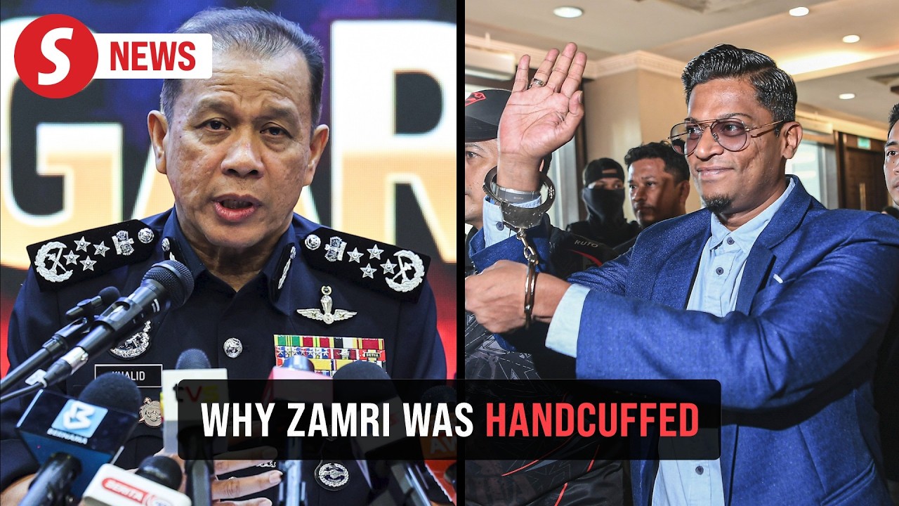 No double standards in handcuffing Zamri, says IGP