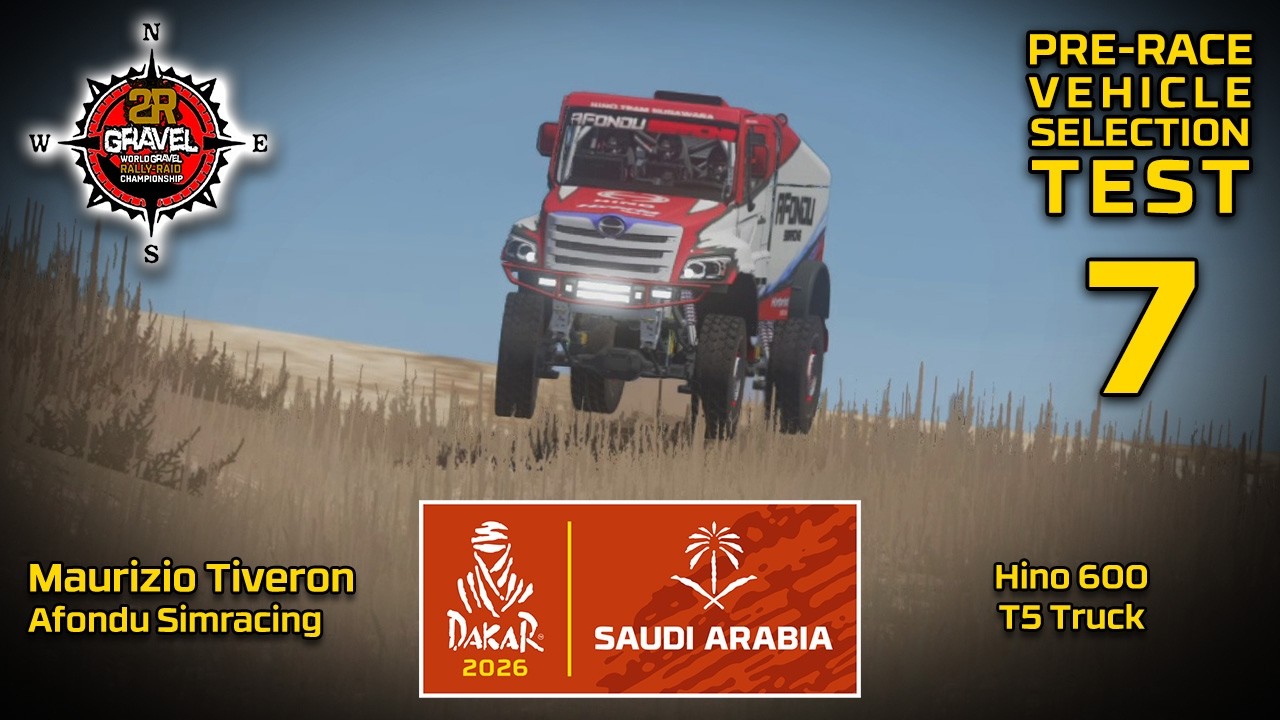 RW Gravel Dakar 2026 - TEST ::: Hino 600