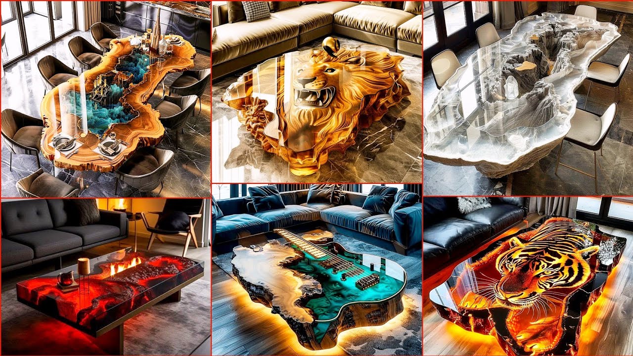300 Epoxy Tabletop Design Ideas 2025: Stunning Resin River Tables: Epoxy Dining Table Designs