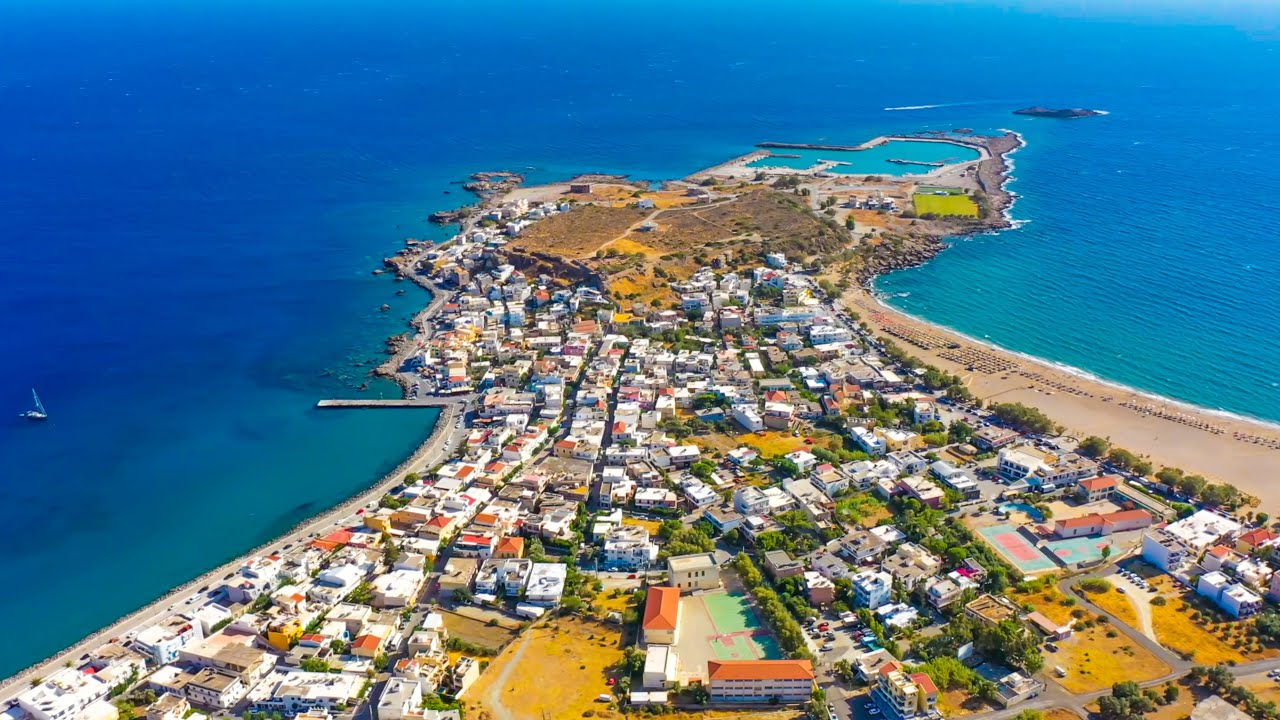 Paleochora Chania Crete Greece 4K