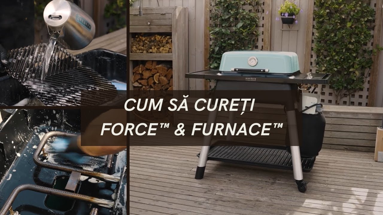 Cum să cureți grătarul tău FURNACE™ sau FORCE™ de la Everdure