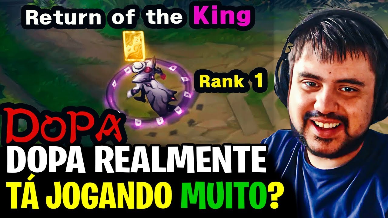🚨 O DOPA T&Aacute; DE VOLTA NO LEAGUE OF LEGENDS! TOCKERS REAGE AO LOL DOBBY
