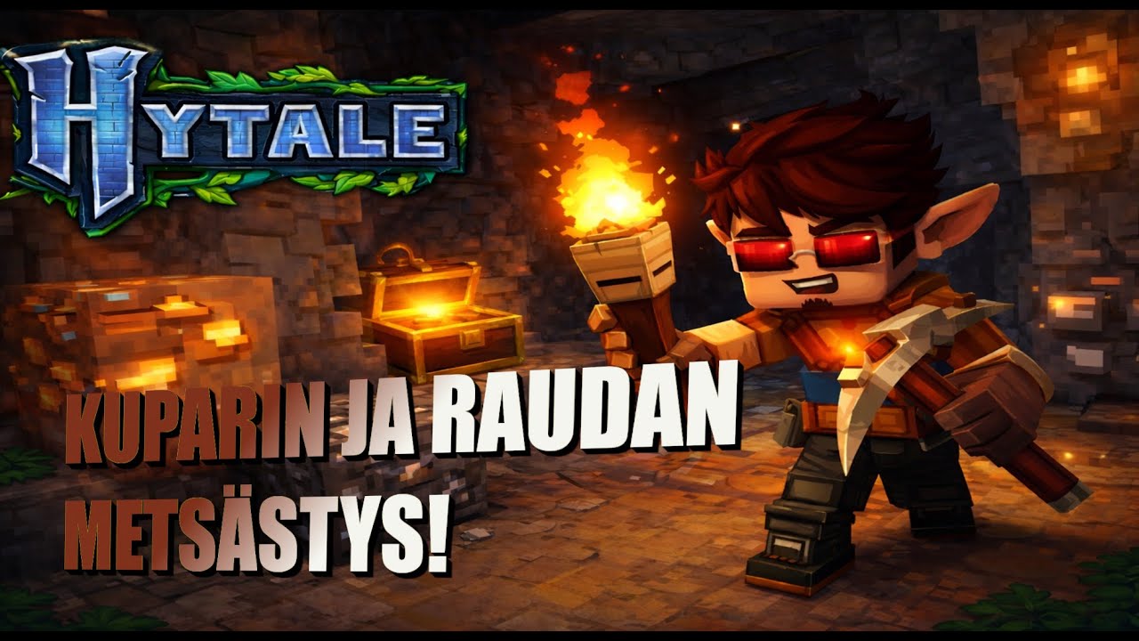 KUPARIN JA RAUDAN METSÄSTYS | Hytale Osa 3