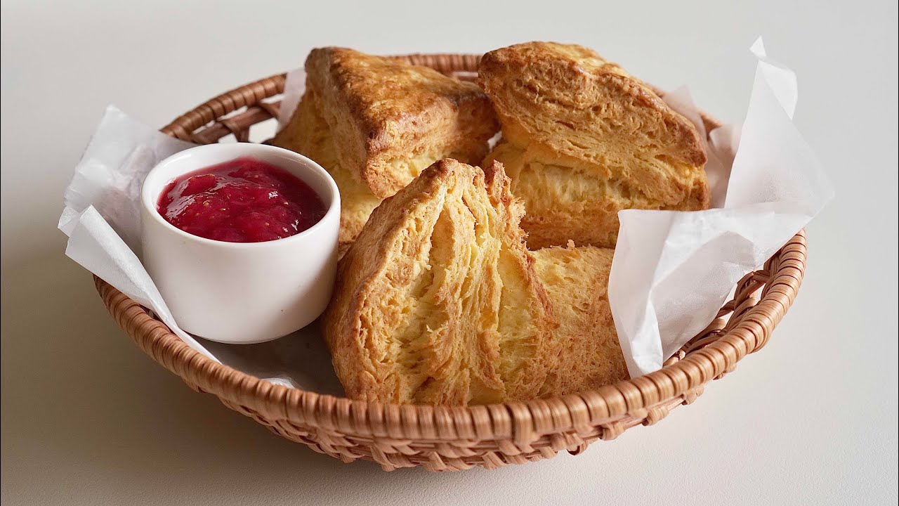 (광고)정말 아끼는 스콘레시피 공개합니다 / 손쉽게 결스콘 만들기 / Plain scone