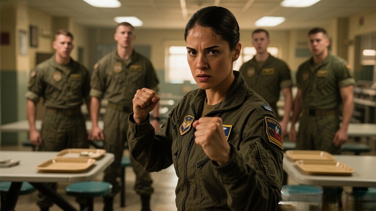 They Tried the Wrong Girl in the SEAL Cafeteria — Watch Four Recruits Face Immediate Consequences