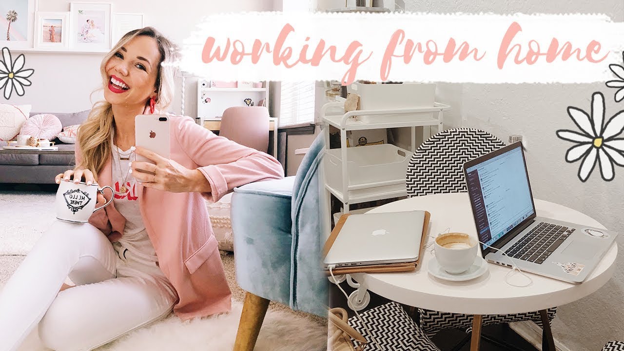 DAY IN MY LIFE | Working from home! ✨