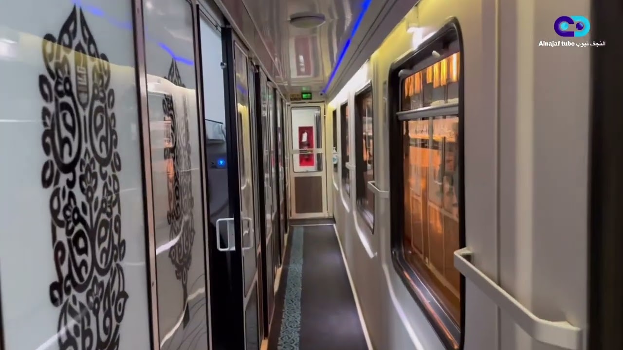 قطار فدك في إيران رحلة من قم الى مشهد