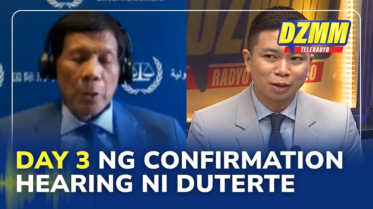 Duterte's defense set to challenge evidences at confirmation hearing day 3 | (26 February 2026)
