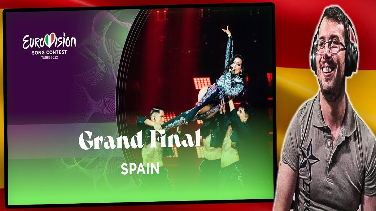 Italiano reacciona a Chanel - SloMo - LIVE - Spain 🇪🇸 - Grand Final - Eurovision 2022