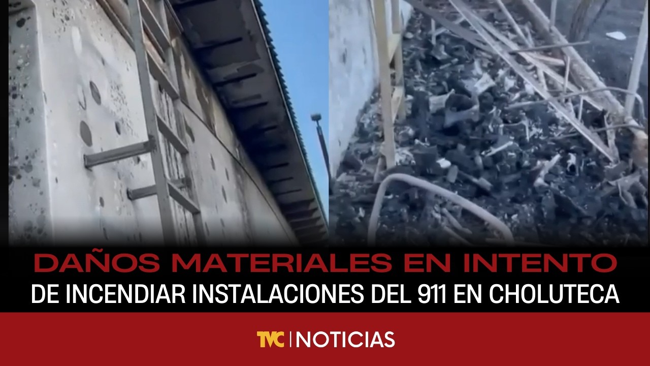 Daños materiales en intento de incendiar instalaciones del 911 en Choluteca