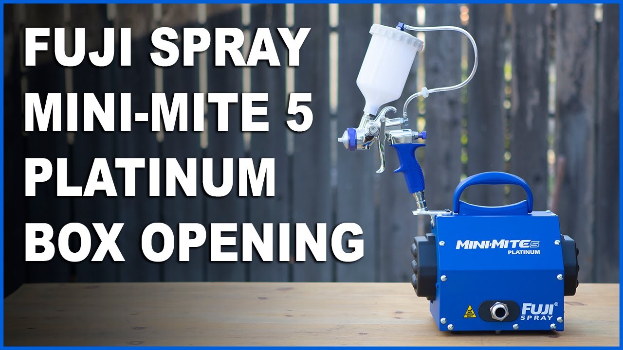Fujispray Mini-Mite 5 Platinum Box Opening - Speed and Chrome Illustrated Magazine