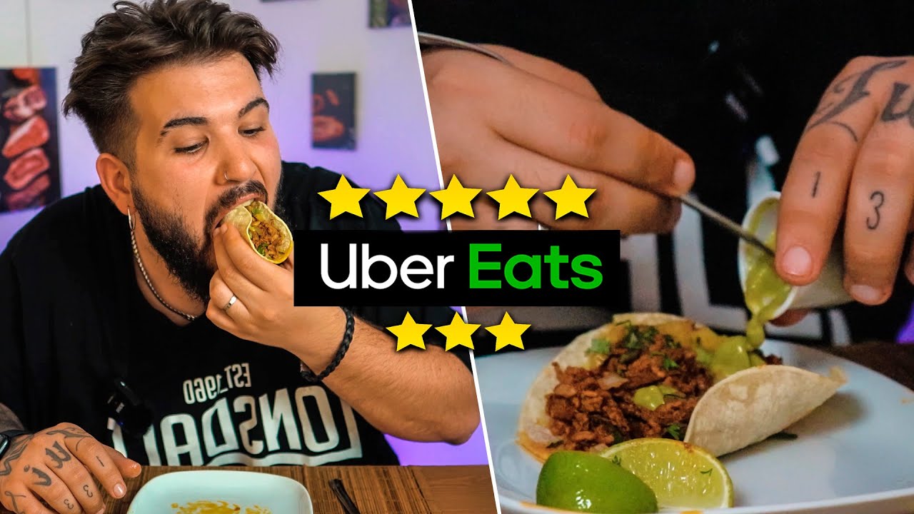 PROVEI OS TACOS COM PIOR E MELHOR AVALIAÇÃO DO UBER EATS! - T1 EP.10