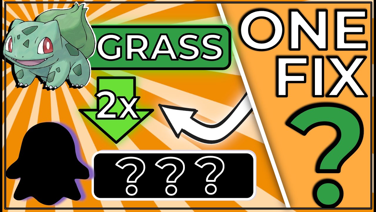 Fixing Pokemon's Type Chart with One Change