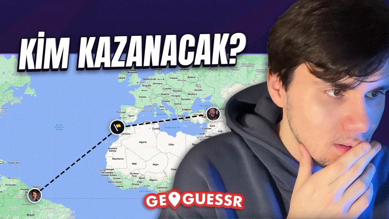 Rakip Son Turda Türkiye Seçti ?! - GeoGuessr Türkçe Düello