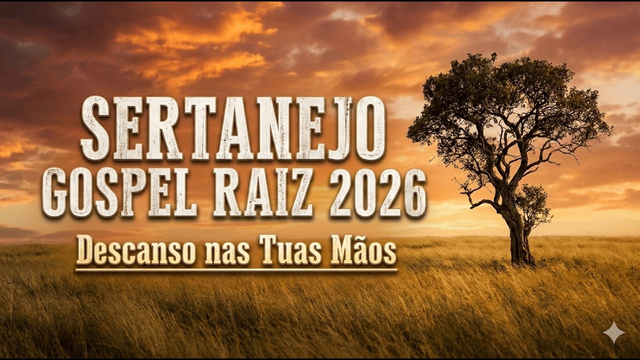 SERTANEJO GOSPEL RAIZ 2026 PLAYLIST COMPLETA  Descanso nas Tuas Mãos