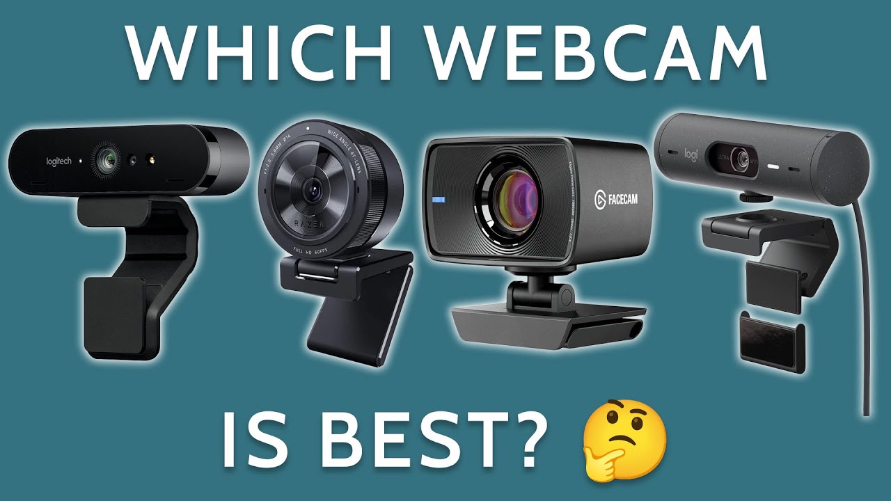 5 best webcams for streaming in 2024 | Logitech Brio vs Elgato Facecam vs  Razer Kiyo comparison