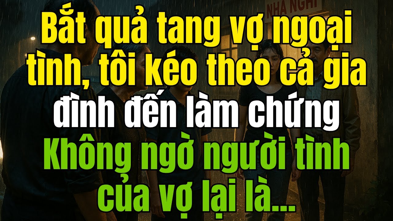 Bắt quả tang vợ ngoại tình,tôi kéo theo cả gia đình đến làm chứng Không ngờ người tình của vợ lại là