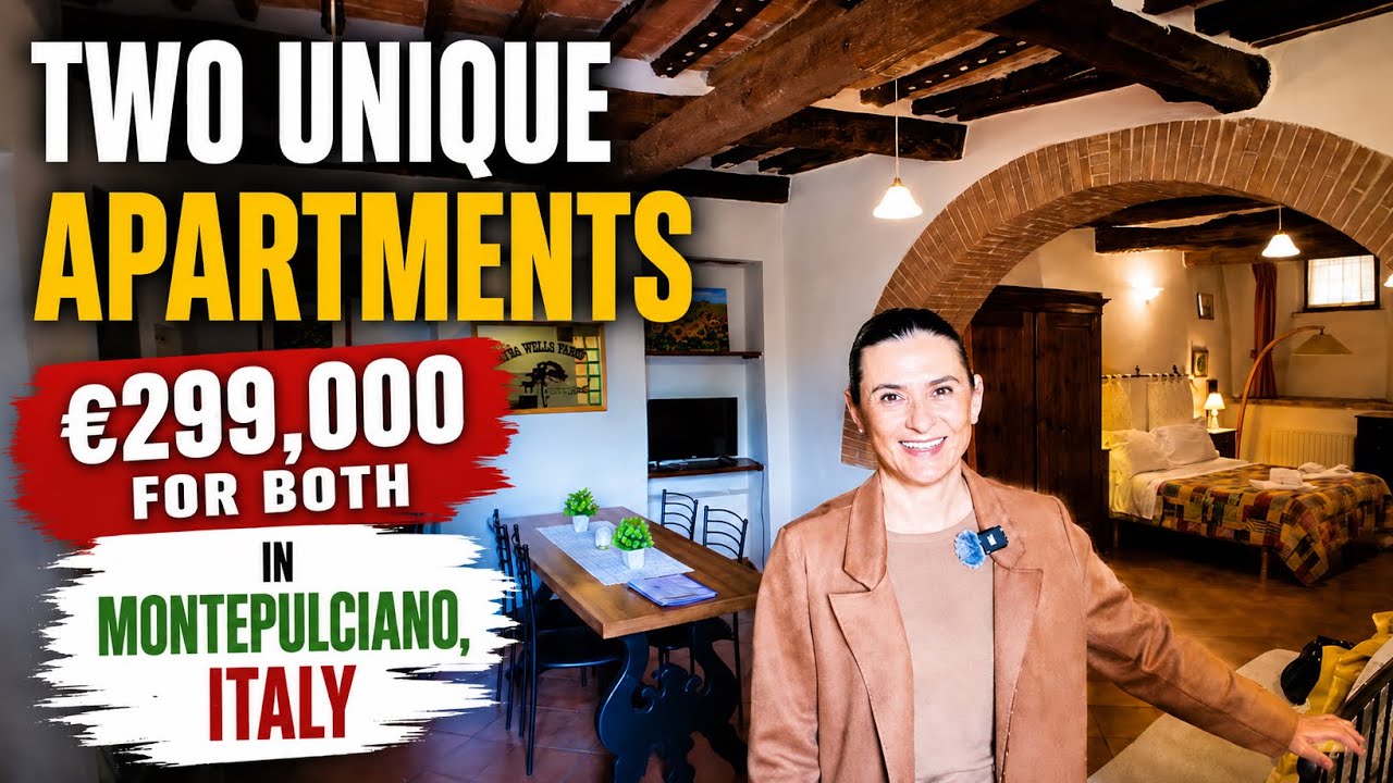 TWO Tuscany Apartments for ONE Price? 🇮🇹 &euro;299,000 in Montepulciano!