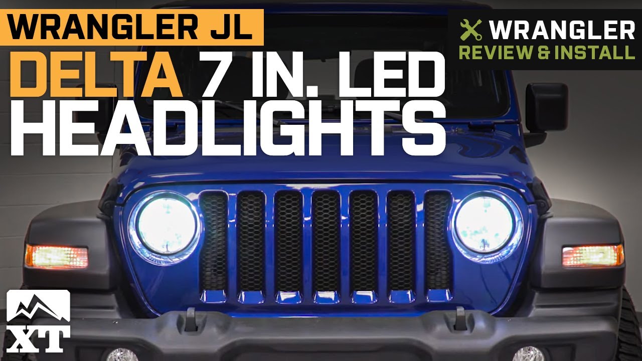Jeep Wrangler JL Delta 7 in. LED Headlights Review & Install