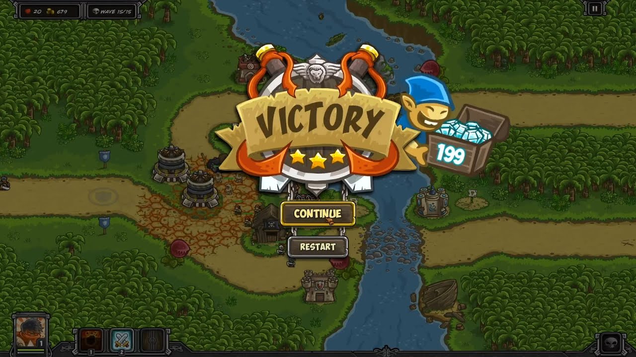 08 Snapvine Bridge - Campaign - Kingdom Rush Frontiers Walkthrough - NO HERO - VETERAN - NLL