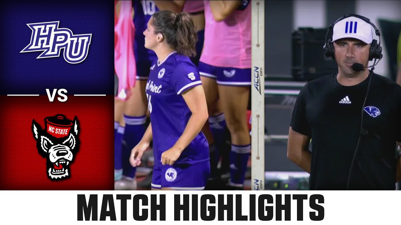 High Point vs. Nc State ACC Women's Soccer Highlights (2023)