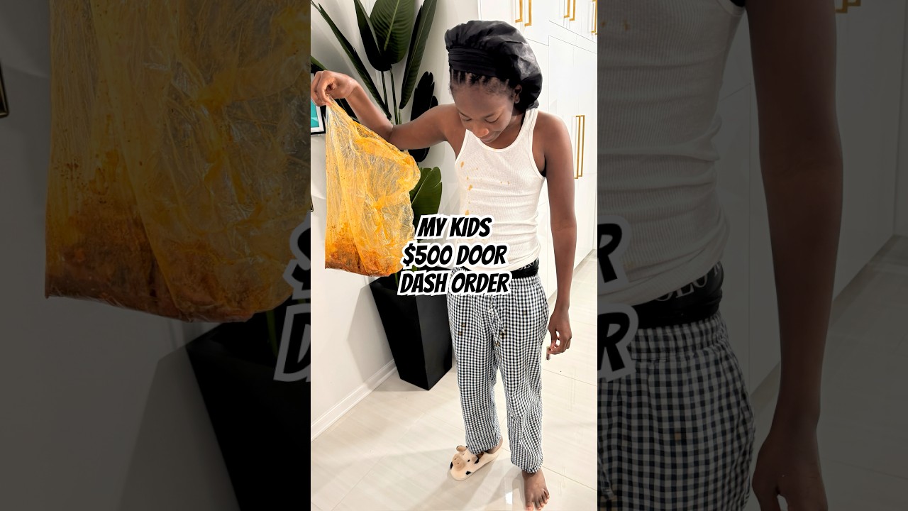 $500 on DoorDash is absolutely insane 🤯😂 I know these drivers LOVE to see my kids coming