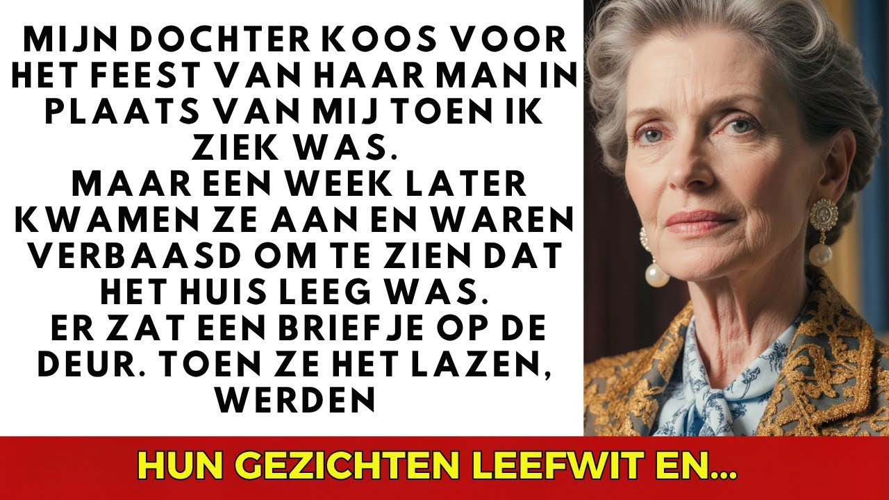 Mijn dochter koos haar man boven mij toen ik ziek was, dus ik verkocht het huis en…