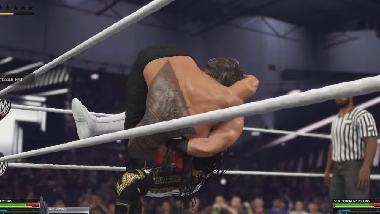 WWE 2K25 NXT Romain Reigns vs. Seth “Freakin” Rollins