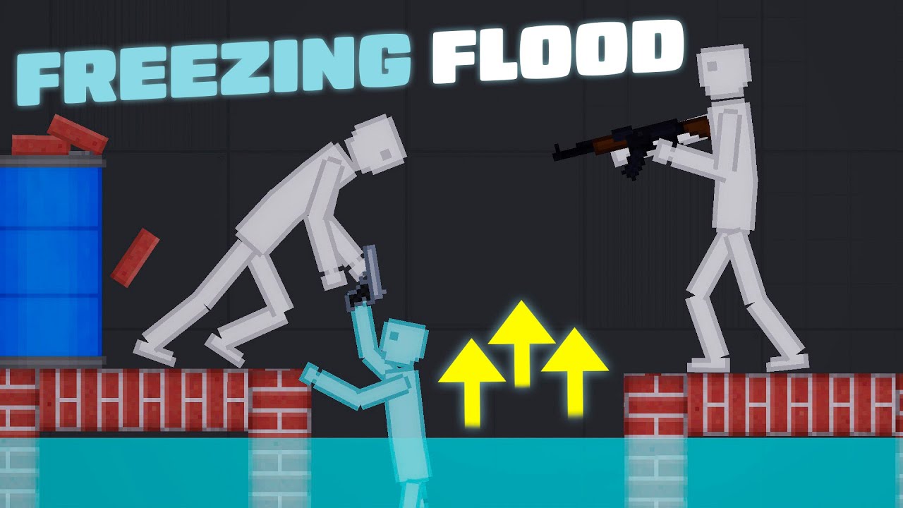 FREEZING Flood Battle Royale in People Playground