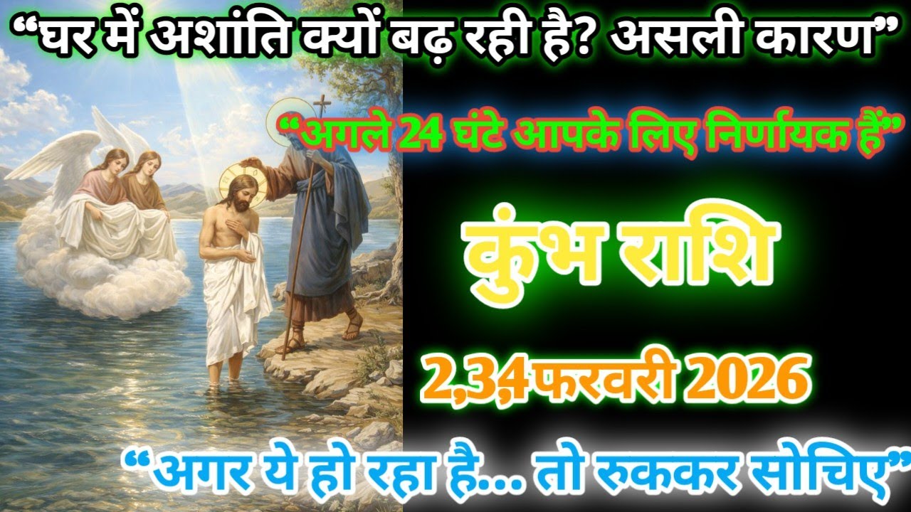 कुंभ राशि!घर में अशांति क्यों बढ़ रही है असली कारण अगले 24 घंटे आपके लिए निर्णायक है kumbh rashi