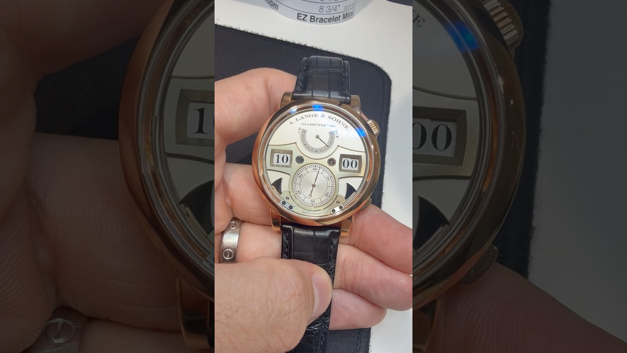 SOUND ON 🔊🔊 Listen to this A. Lange & S&ouml;hne Zeitwerk Striking Time #watchyourwrist #atlanta #watch