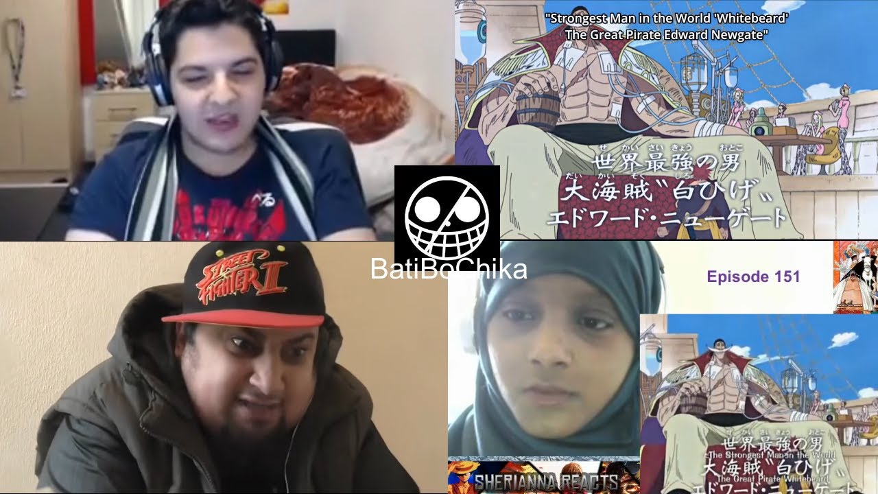Whitebeard's first appearance - Shanks sends a message Reaction Mashup