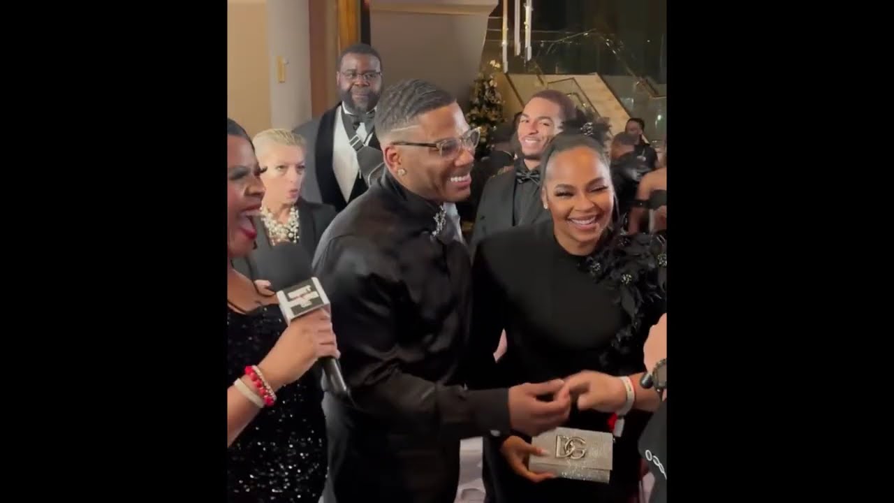 Нелли и Ашанти в прямом эфире с бала StarStudded Black & White Ball 2025 #nelly #ashanti