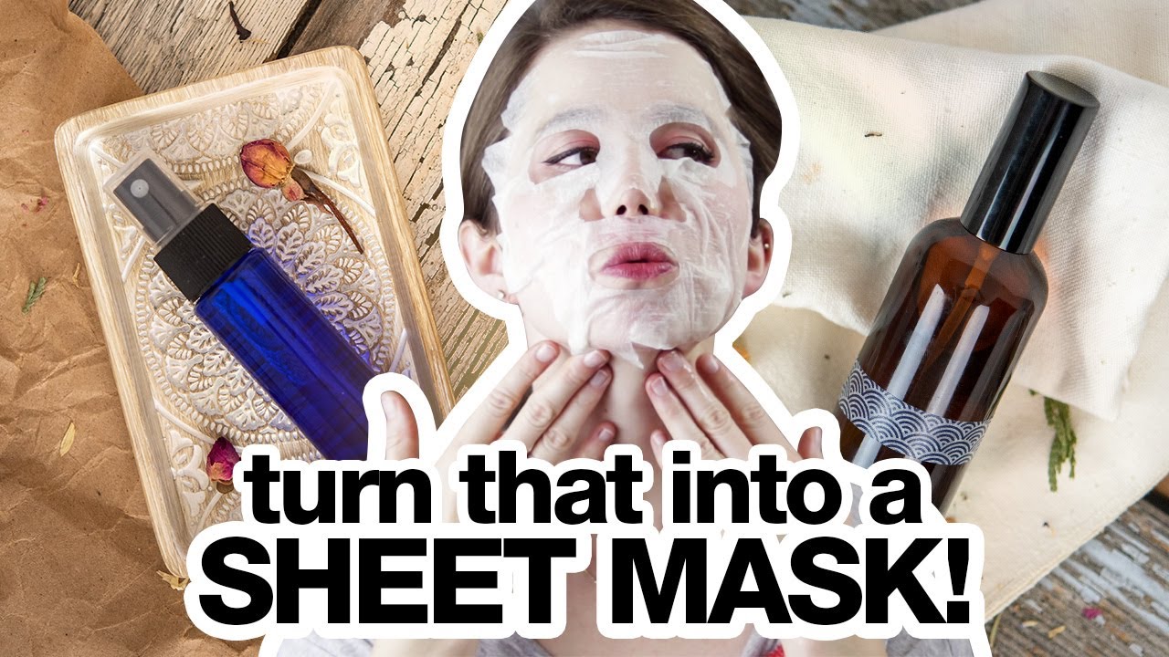 10 DIY Sheet Masks to brighten + hydrate + soothe | Humblebee & Me