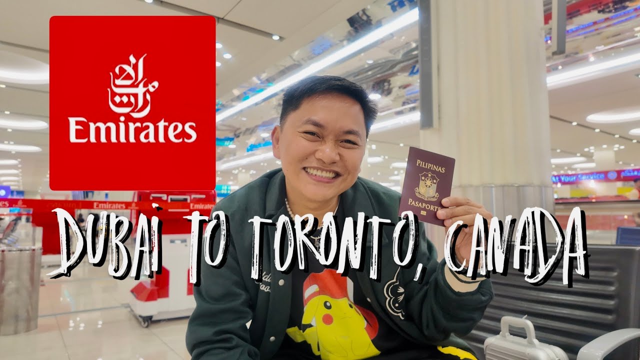 Onboard Emirates A380 to Toronto on a Staff Ticket! | Canada Travel Vlog Part 1