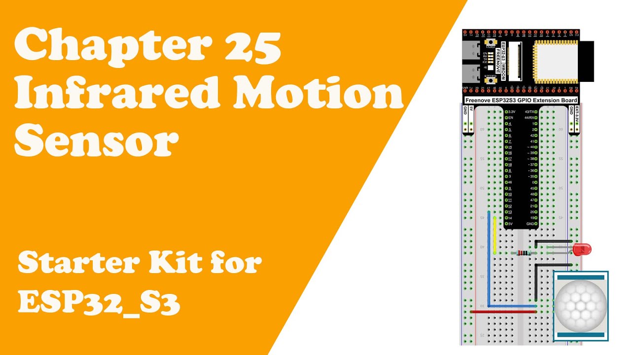 Chapter 25 Infrared Motion Sensor Starter Kit for ESP32S3