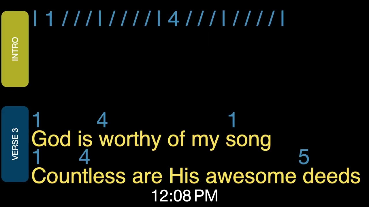 He Will Be - D (Cues Track)