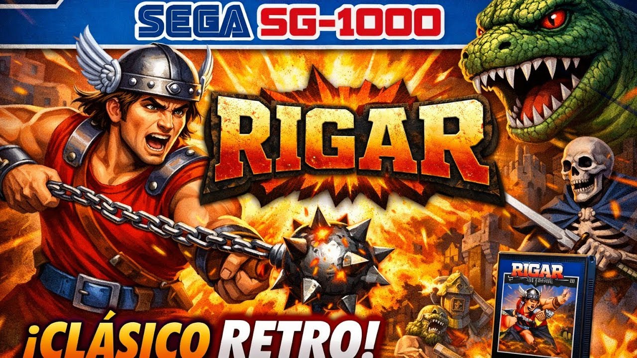 Hoy jugamos al Rygar de la Sega 1000 #mastersystem #retrogaming