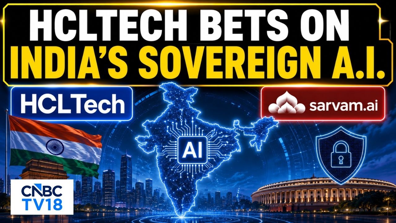 HCLTech инвестирует в индийский ИИ-стартап Sarvam AI: эксклюзив CNBC TV18