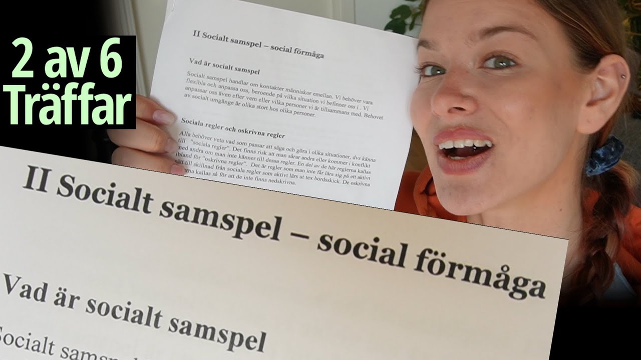 Socialt samspel - social f&ouml;rm&aring;ga, samtalsgrupp p&aring; psykiatrin f&ouml;r asperger & autism andra tr&auml;ffen.