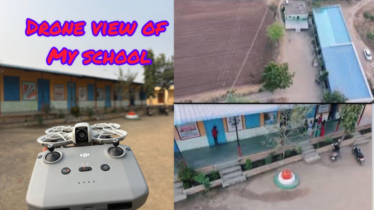 शाळा सुटली… आठवणी नाही ❤️ | Primary School Drone Video #myschool #memories #droneview 