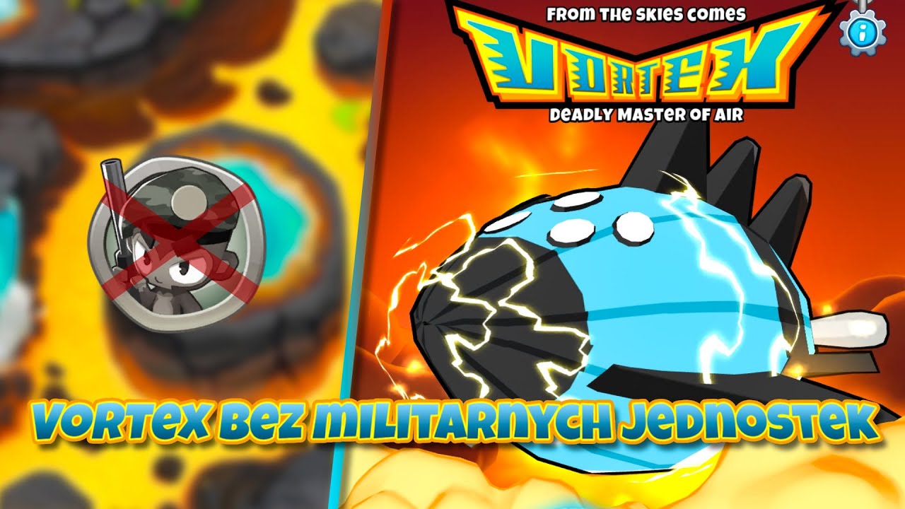 VORTEX NORMAL BEZ MILITARNYCH JEDNOSTEK!! w Bloons TD 6 Polska 🎈