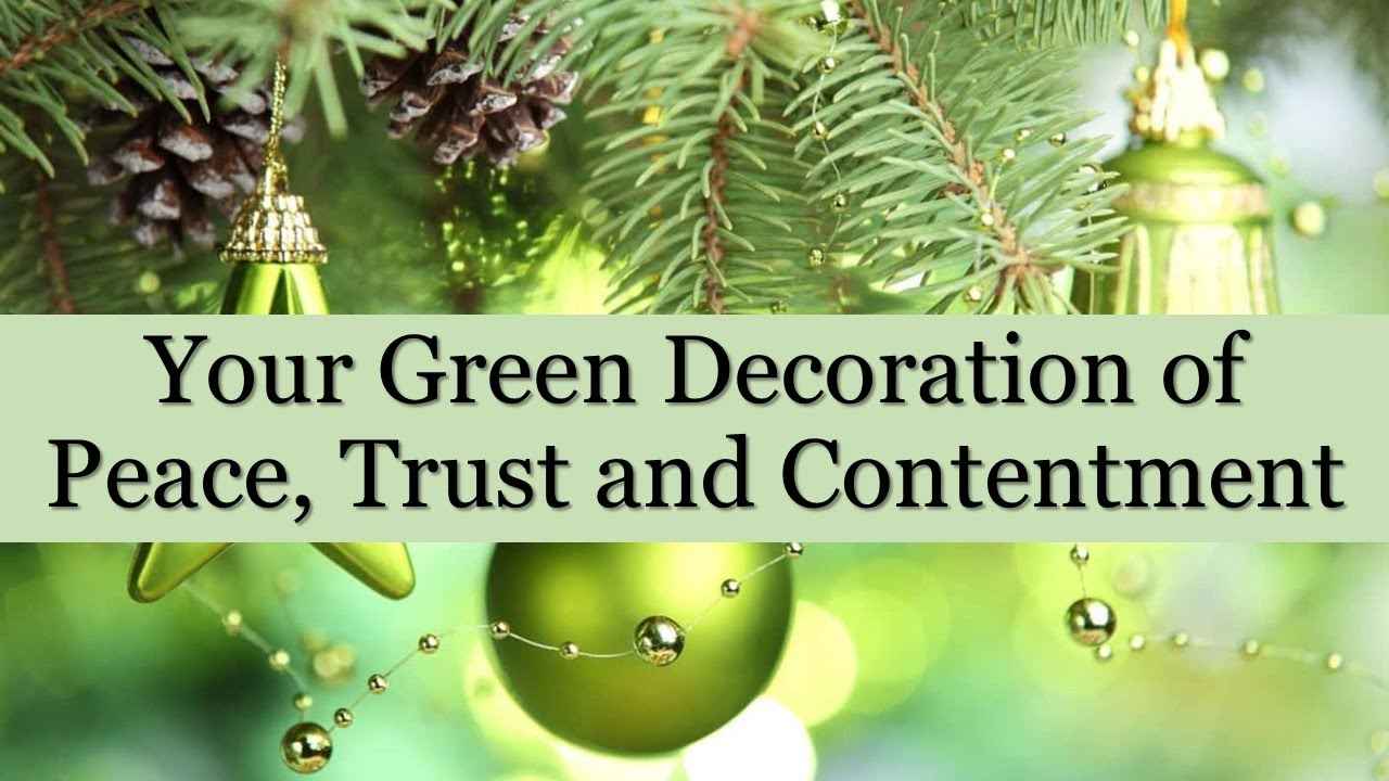 Your Green Decoration of Peace, Trust and Contentment (Dec 14, 2025, at Turnpike)